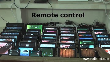 Android classroom management software - Android teacher + 43 Android student devices