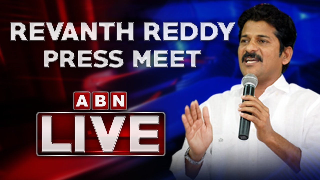 Revanth Reddy Press Meet LIVE | Congress Press Meet in Hyderabad | ABN ...