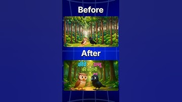 How to make animation of cartoon story about birds on mobile #autodraftai #animation #birdanimation