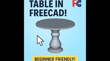 🛠️ Create a Stunning Dinner Table in FreeCAD | Beginner Tutorial (Step-by-Step)