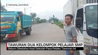 Tawuran Dua Kelompok Pelajar SMP