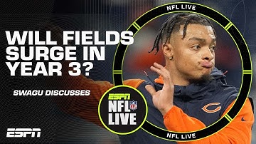 Justin Fields could be line for a ‘Jalen Hurts year’ if Bears can protect him | NFL Live