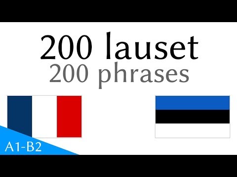 200 lauset - Prantsuse keel - Eesti keel