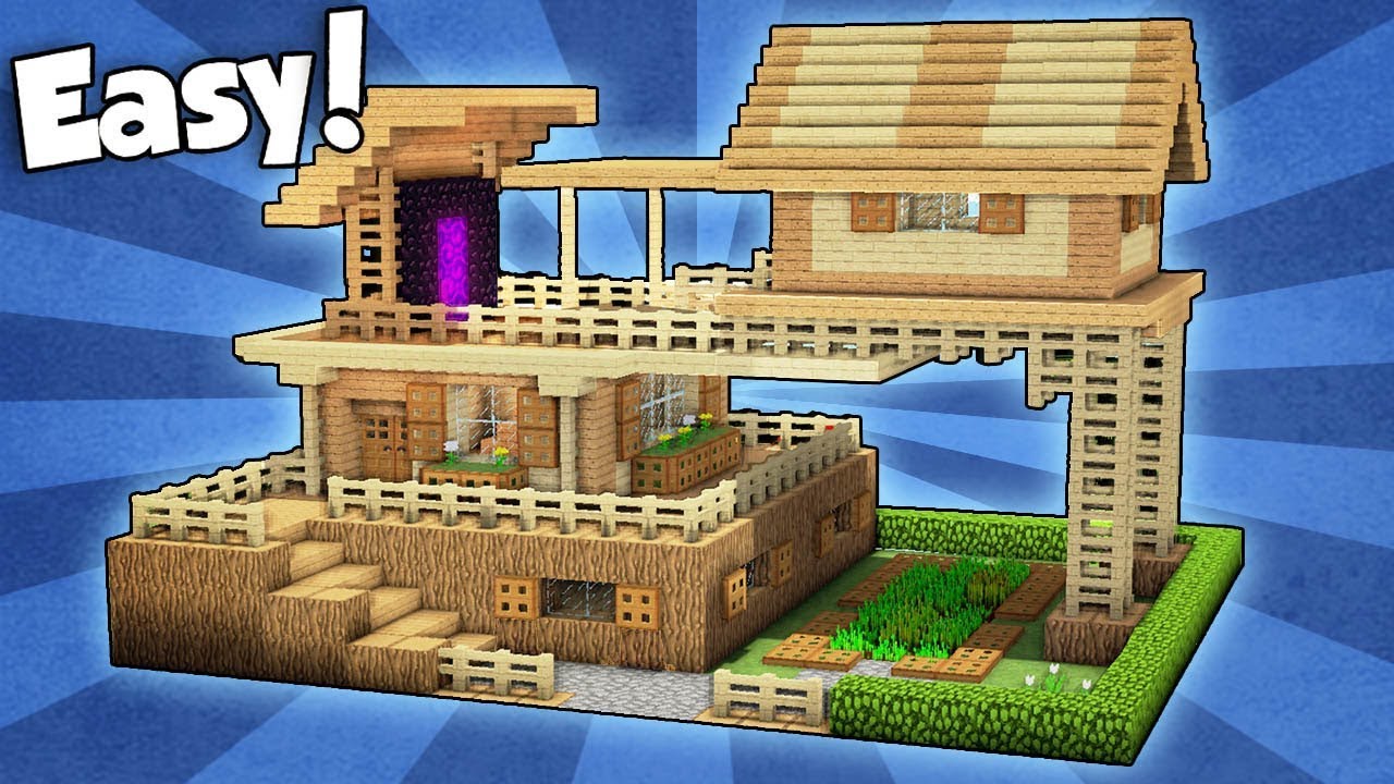 Minecraft: Starter House Tutorial - How to Build a House in