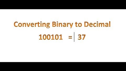 Converting Binary to Decimal