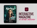Learn how to create an interactive business magazine in Adobe InDesign