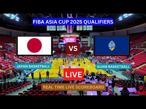 Japan Vs Guam LIVE Score UPDATE Today FIBA Asia Cup 2025 Qualifiers Basketball Match Feb 22 2024