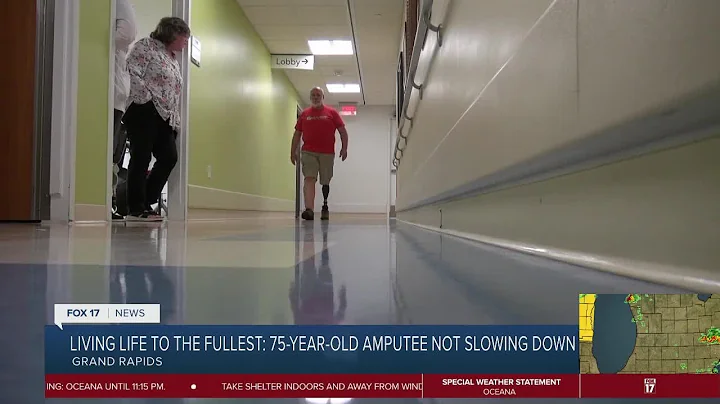 ’He’s just an amazing guy’: 75-year-old man rising to new heights with new leg