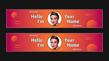 How to make a professional youtube banner on Android Phone | PixelLab Tutorial