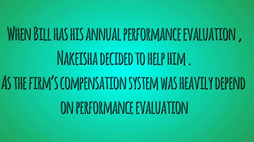 HUMAN RESOURCES CASE STUDY: Performance Appraisal