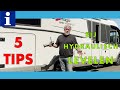 Camper hydraulisch levelen | 5 Tips uit de praktijk