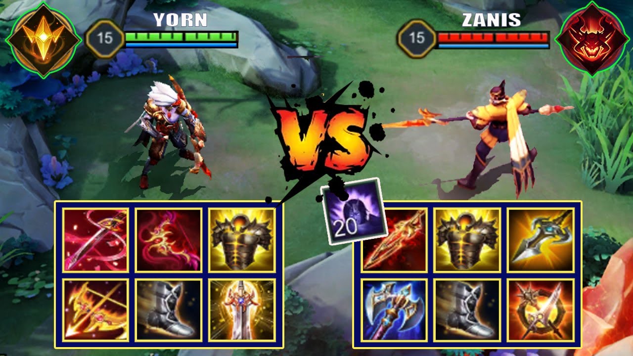 YORN vs TRIỆU VÂN | FULL BUILD FIGHT | Liên Quân Mobile/AOV/ROV