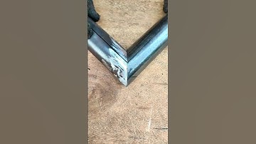 Pro Tip: Cut & Weld Round Pipes for Perfect Square Angles (NO GAPS!)