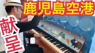 鹿児島空港 ストリートピアノ ラッキー 献呈 シューマン リスト 弾いてみた Widmung Schumann Liszt 弾き逃げ street piano 空港ピアノ airport piano