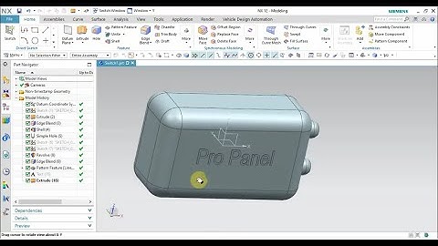 How to Give the name or branding to the part in NX | Use of Teaxt Feature | Print Name on NX Part |