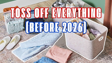 12 Ways I Declutter My Entire House by TOSSING EVERYTHING| Decluttering Tips for 2025