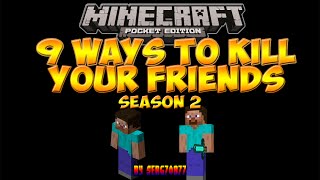 9 Ways To Kill Your Friends In Minecraft PE (Season 2)