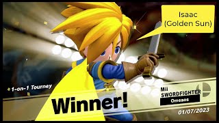Super Smash Bros Ultimate - The Favs - Isaac (Mii Sword Fighter)