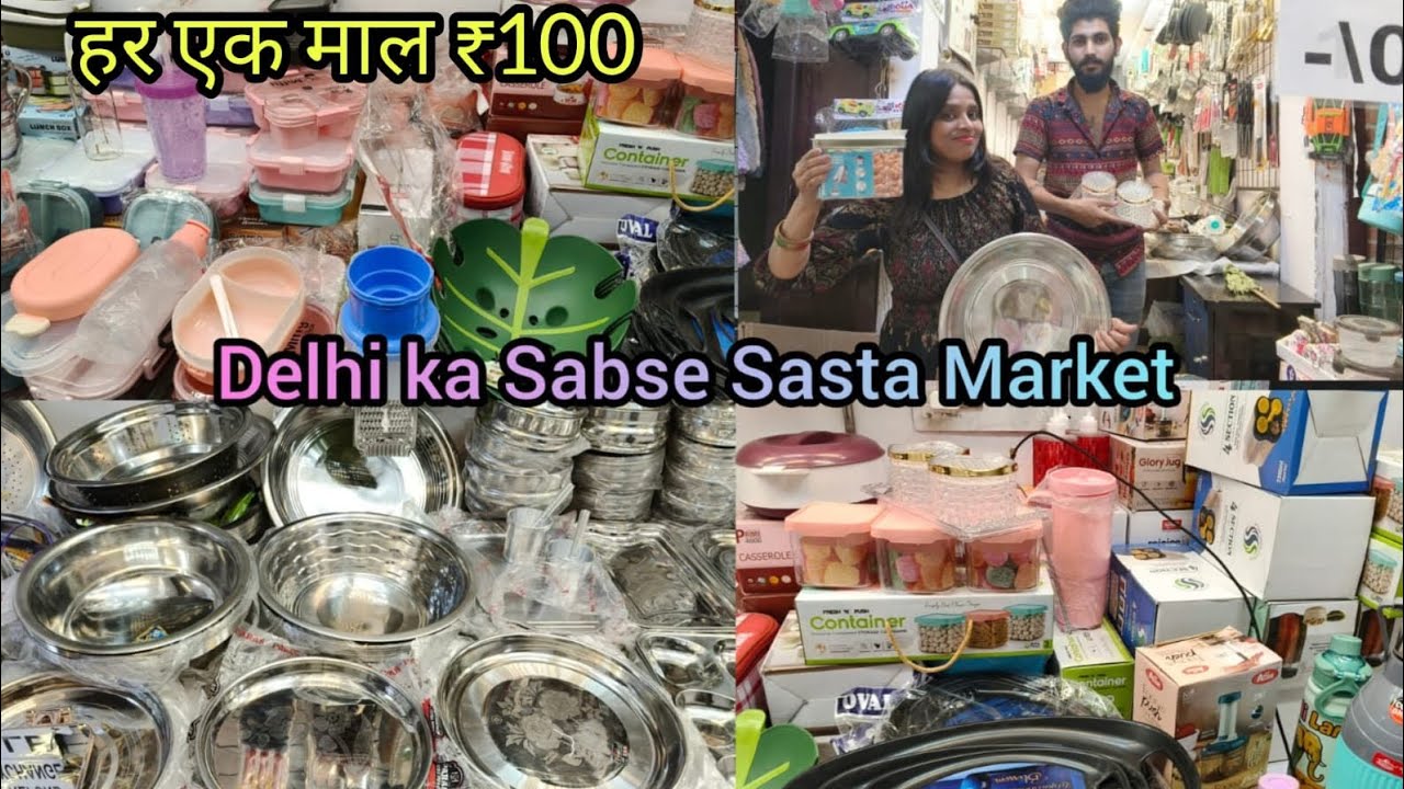 Palam Ram Chowk  Market Delhi | भारी सेल हर एक माल ₹100 🤩 ,Laxmi tevar Vlogger 