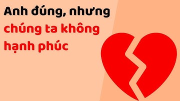 Anh Đúng, Nhưng Chúng Ta KHÔNG Hạnh Phúc - Tri kỷ cảm xúc web5ngay