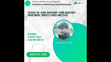 Episode 38: SFMC Bootcamp: Mobile Studio: WhatsApp Enablement and Mobile Studio Analytics