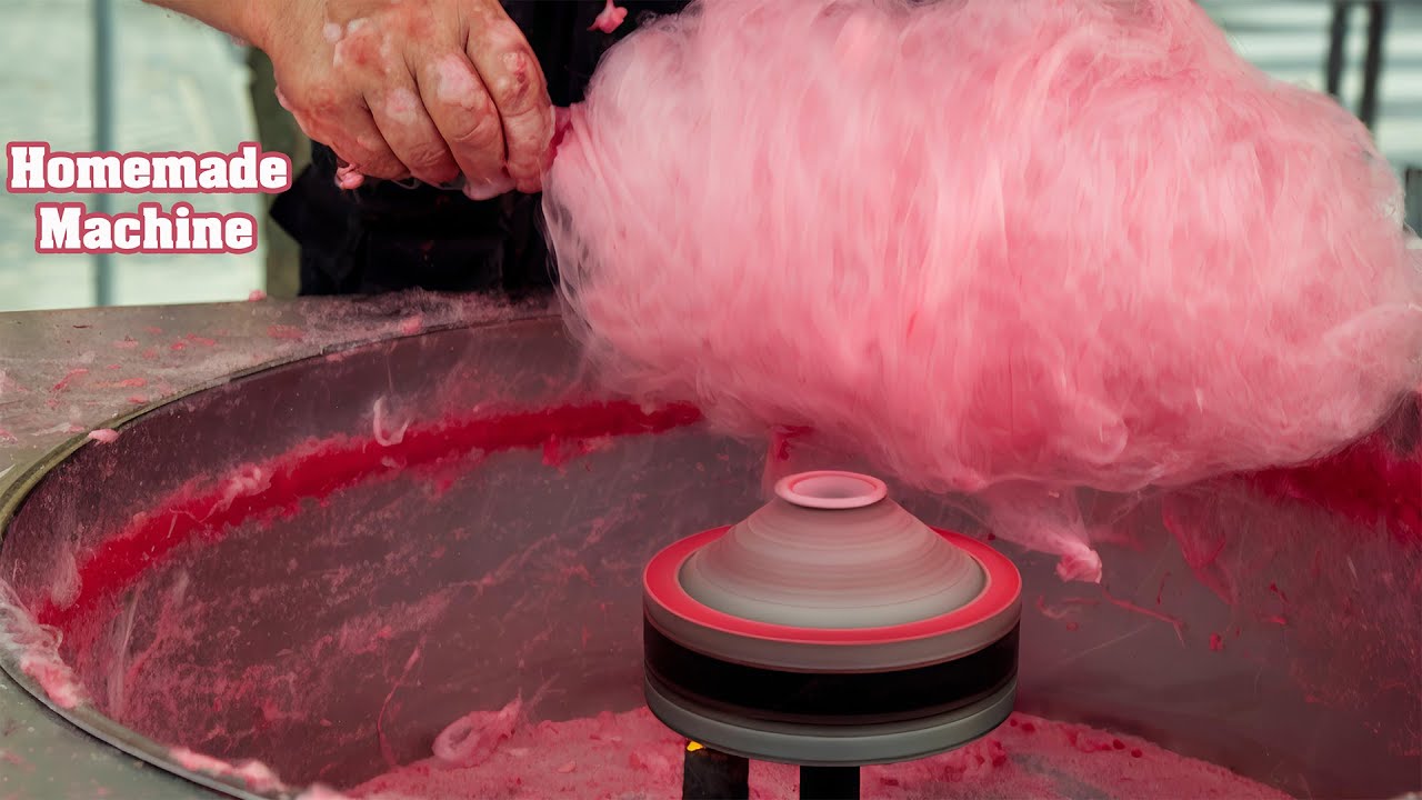 How to make cotton candy machine at home 