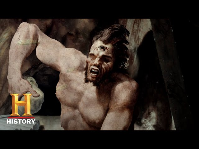 Ancient Aliens: Lost Race of Biblical Giants Uncovered (Season 16) | History class=