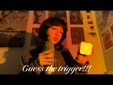 ASMR| Can You Guess The Triggers With Closed Eyes?
