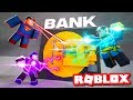 5 SUPER VILLAINS vs. THE BANK! (Roblox Mad City Roleplay)