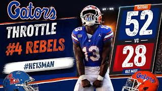 #21 Florida THROTTLES #4 Ole Miss 52-28, move to 4-0 (2-0)