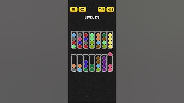 Ball Sort - Color Puzzle Game - Level 177 - Walkthrough SOLVED by RobotPlayer AI!!!