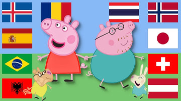 Peppa Pig in different languages meme part 1