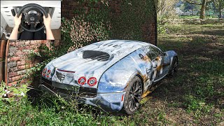Abandoned Bugatti Veyron - Forza Horizon 4 (Steering Wheel + Shifter) Gameplay