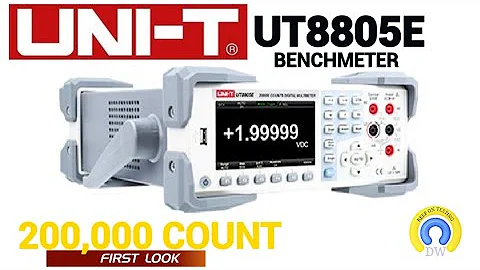 UNI-T UT8805E BENCHTOP DIGITAL MULTIMETER ○ EXCLUSIVE ○ FIRST LOOK!