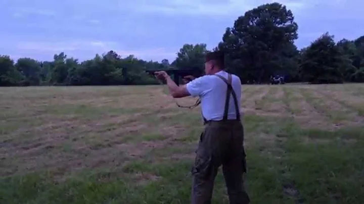 M1A1 Thompson fire demonstration