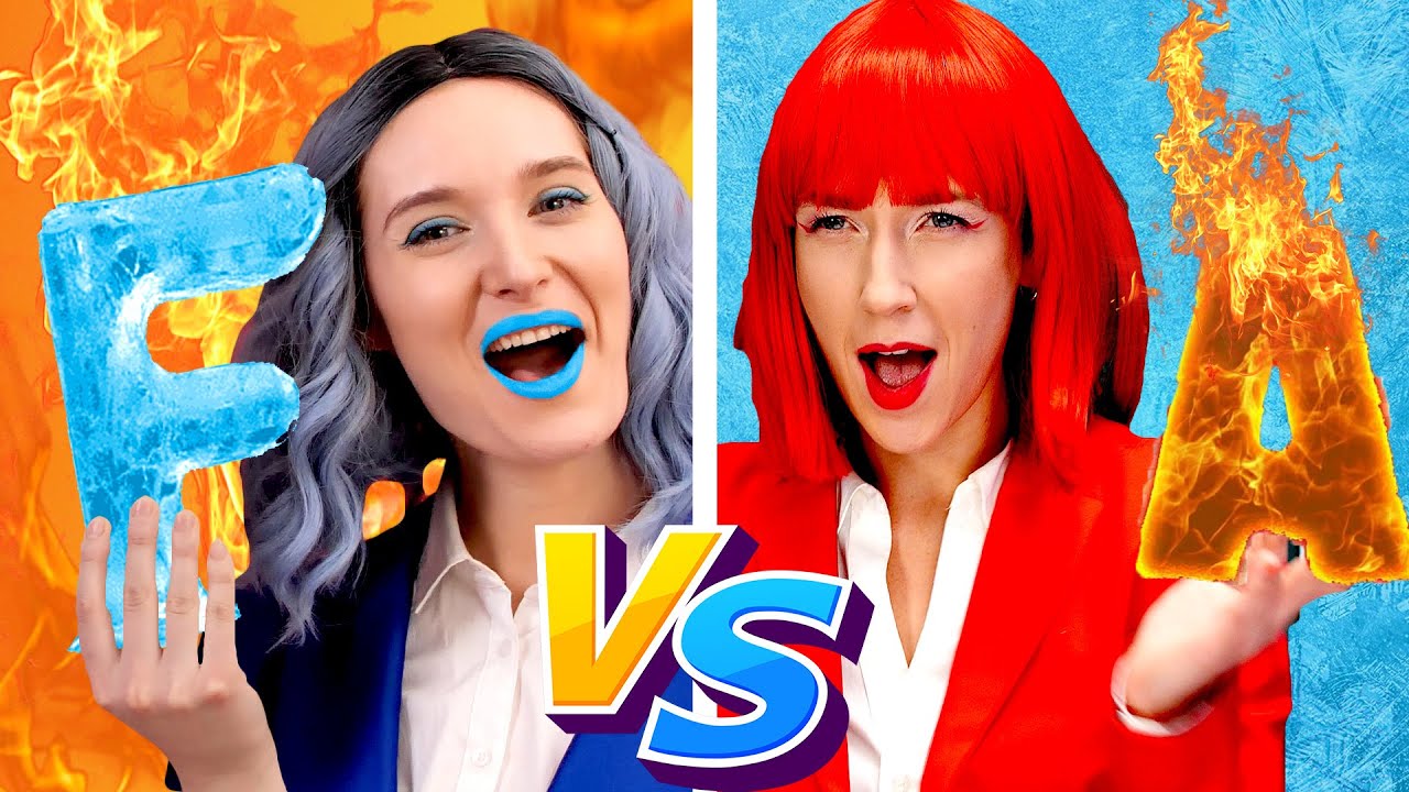 HOT vs COLD TEACHER | PROFESSORA QUENTE vs FRIA | Dicas DIY e Situações Divertidas