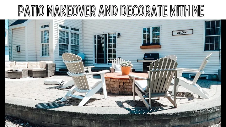 DIY PATIO MAKEOVER ON A BUDGET | SIMPLE PATIO TRANSFORMATION AND DECOR IDEAS 2022