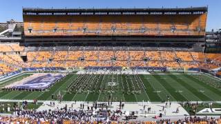 Pitt vs. Akron Pregame high camera 9/27/2014