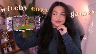 🔮 Witchy + Magical Games BUT MAKE IT COZY (nintendo switch and steam) | 2022 edition