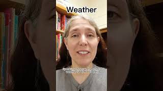 Stop Confusing the Words Whether and Weather - Common Mistakes in English #shorts