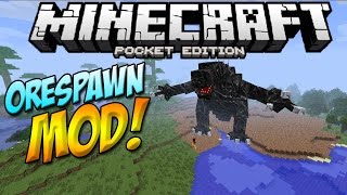 ORESPAWN MOD!!! - BOSSES, MOBZILLA & MORE!! - Minecraft PE (Pocket Edition) screenshot 3