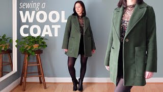 Winter Wardrobe Sewing, Ep. 4: FINISHING My Wool Coat!