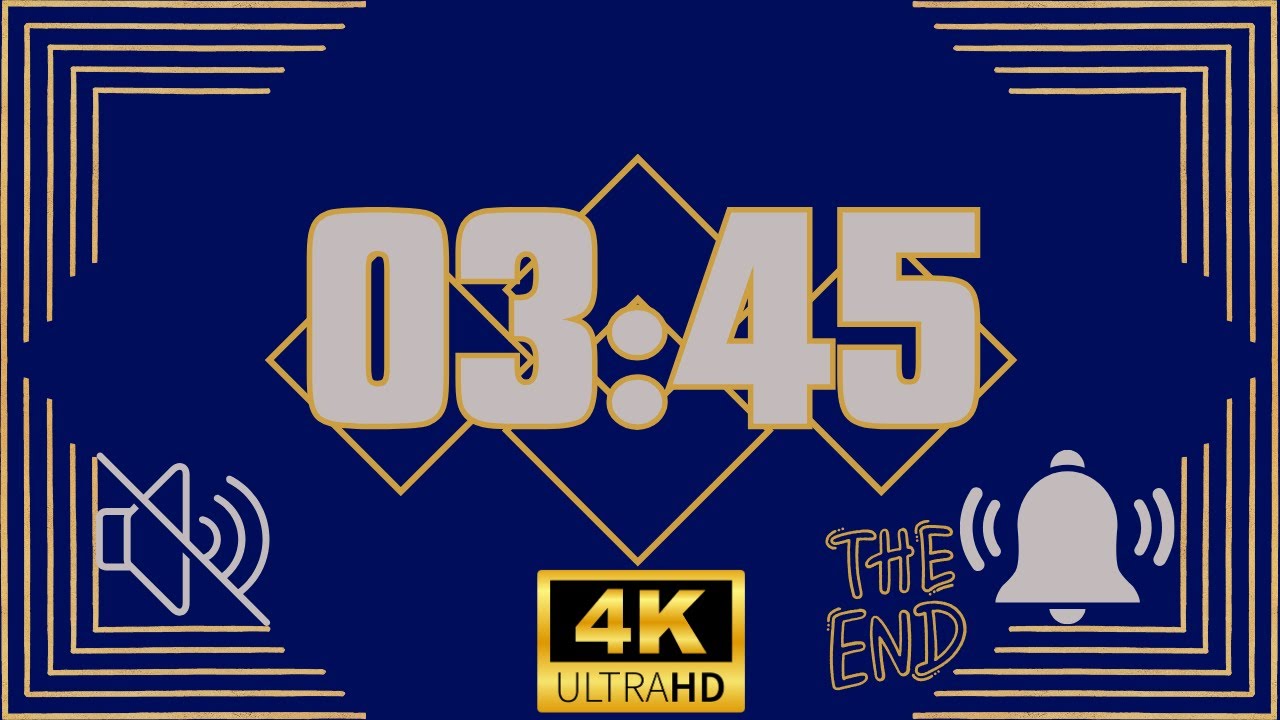 3-minute-45-second-timer-with-silent-countdown-woodpecker-ending