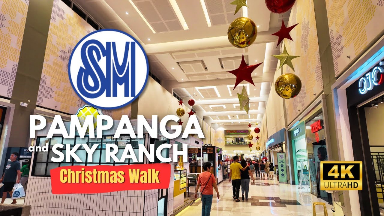 CHRISTMAS in the PHILIPPINES Series | SM CITY PAMPANGA and SKY RANCH Christmas Walk | 4K |