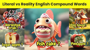 Best Literal vs Reality English Compound Words #english  #learnenglish  #vocabulary #shorts
