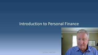 Introduction to Personal Finance (1 of 2)