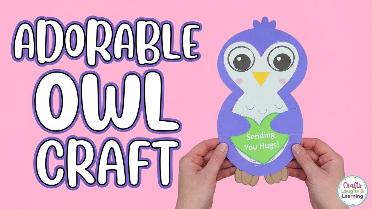 Make This Adorable Owl in Minutes | Printable Craft