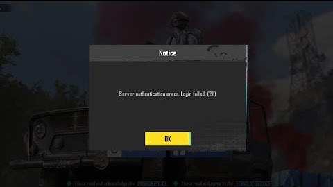 bgmi server 😰 problem in now// server authentication error.login failed.