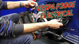 Prepping An All Original 1978 Vespa P200E For Sale: PART 3 Electrical