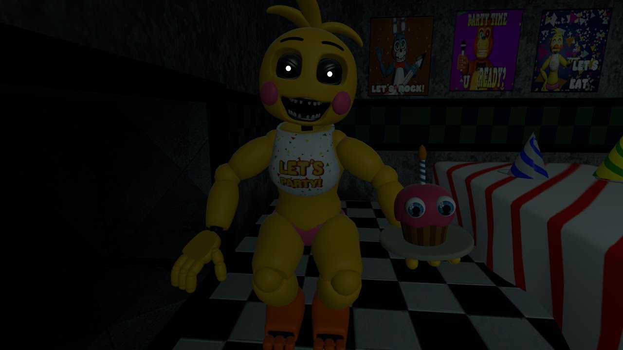 SFM RECREATION) FNaF 1 Chica Jumpscare. : r/fivenightsatfreddys